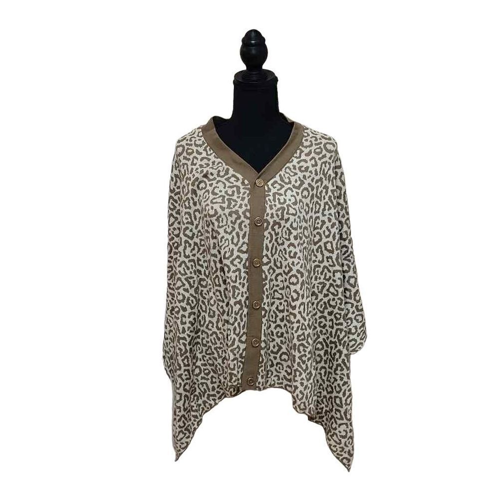 Reversible Button Down Cape - Picture 3 of 6